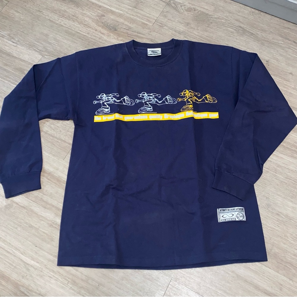Mens N’finiti express double sided graphic tee size XL